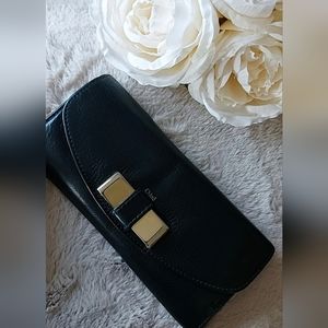 CHLOE continental black wallet